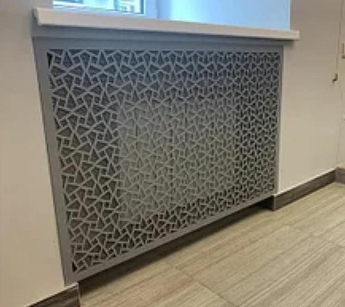 Изготовление металлической декоративной решетки на радиатор отопления фото 1