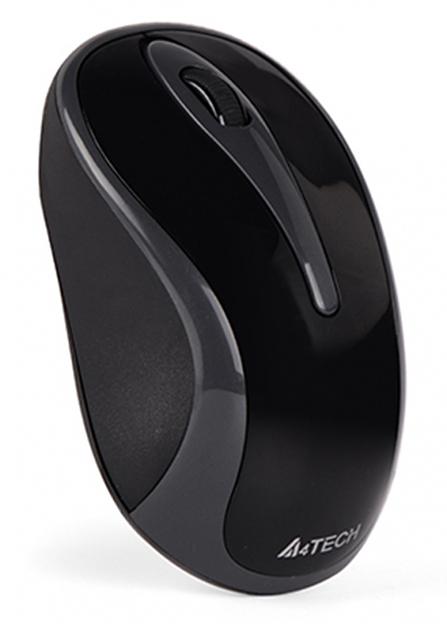Мышь A4Tech V-Track G3-280A серый/черный оптическая (1000dpi) беспроводная USB (3but) фото 3
