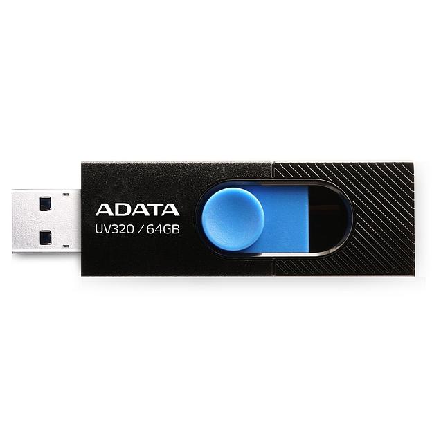 Флэш-накопитель 64GB AUV320-64G-RBKBL BL\BLUE ADATA фото 1
