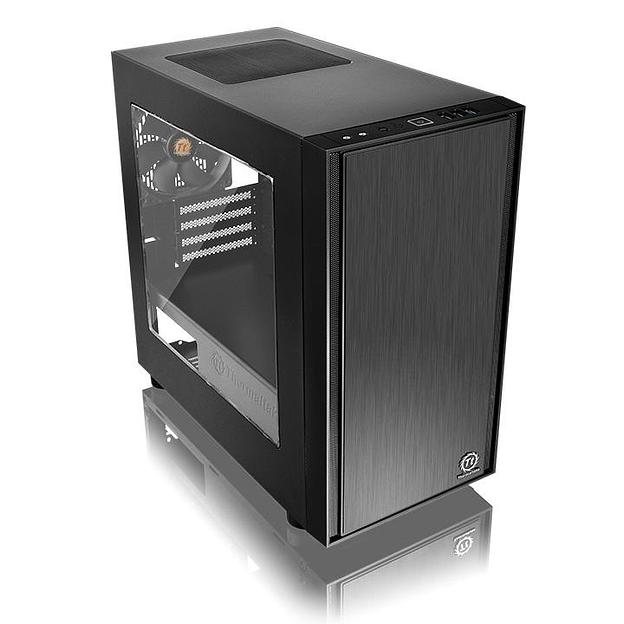 Case Tt Versa H17 черный без БП mATX 2xUSB2.0 1xUSB3.0 audio bott PSU" [CA-1J1-00S1WN-00] фото 3