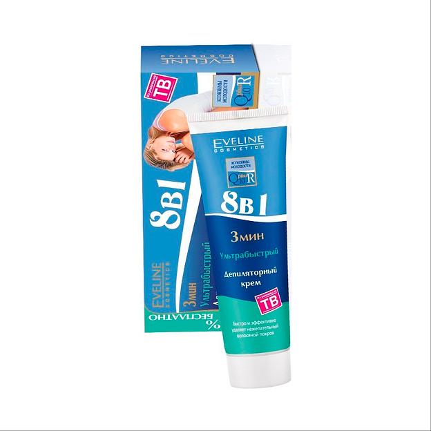 Депилятор-крем «Eveline» 8в1 ультрабыстрый опт фото 1