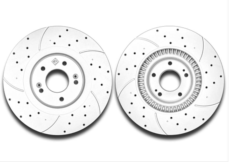 Комплект тормозных дисков Gerat DSK-F167P Platinum ОПТ фото 1