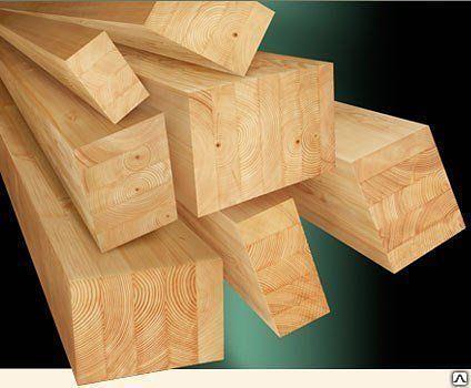 Брус клееный строганный 90х90 мм 4 м лиственница АВ ДМ фото 1