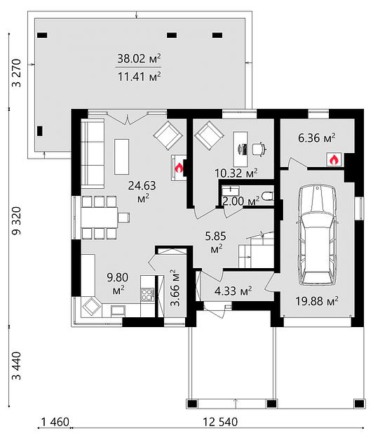 Проект дома KDR – 102 фото 4