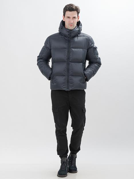 Пуховик мужской «Кельн», темно-синий, опт фото 1