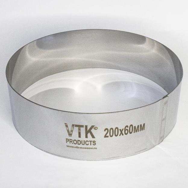 Форма для выпечки и заморозки Кольцо диаметр 200 мм высота 60 мм фото 1