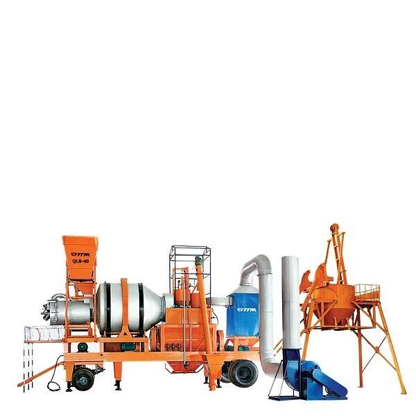 Мобильный асфальтобетонный мини-завод QLB-40 (40 т/ч) фото 1