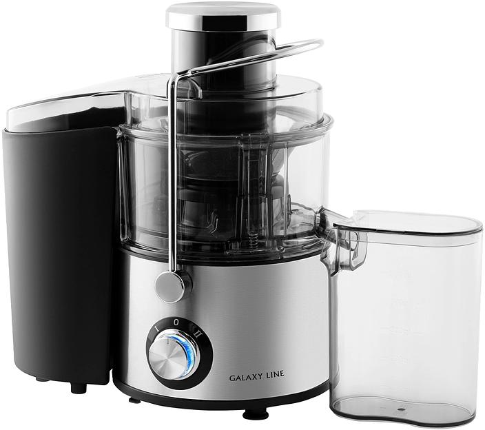Соковыжималка центробежная Galaxy Line GL 0810 1200Вт рез.сок.:500мл. серебристый фото 1
