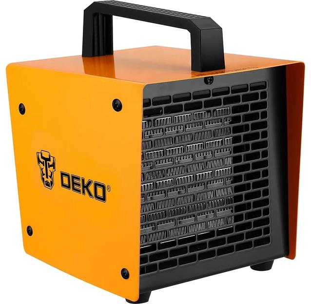 Тепловая пушка электрическая Deko DKIH2300 2300Вт оранжевый фото 1