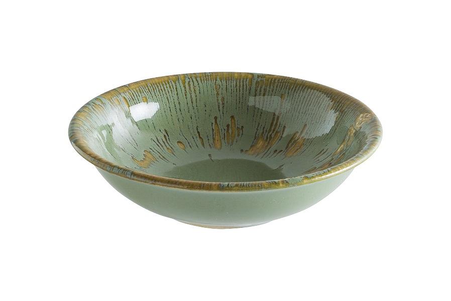 Соусник 50 мл. d=90 мм. Снэл Зеленый чай, форма Гурмэ /1/24/ фото 1