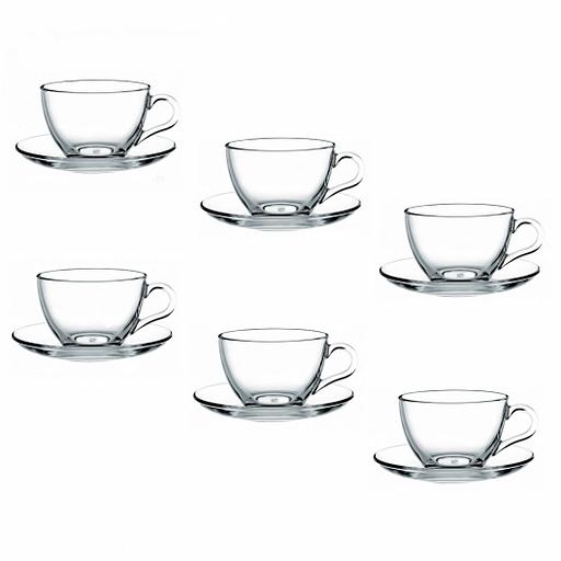 Tea set “Basic” 6 cups 220 ml + 6 saucers WHOLESALE фото 1