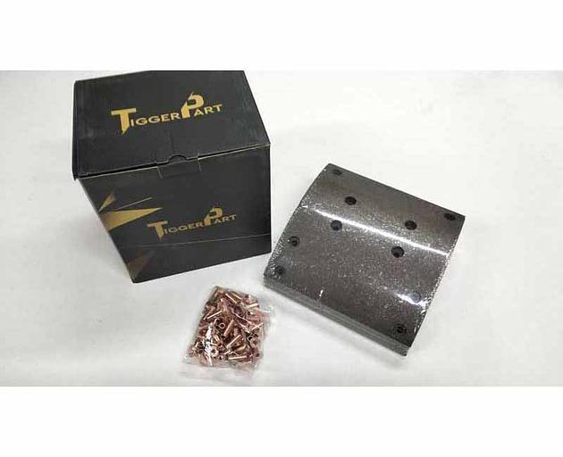 Накладка тормозная задняя F3000 10 отверстий DZ9112340063 TiggerPart фото 2