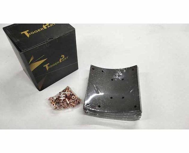 Накладка тормозная задняя F3000 10 отверстий DZ9112340063 TiggerPart фото 4