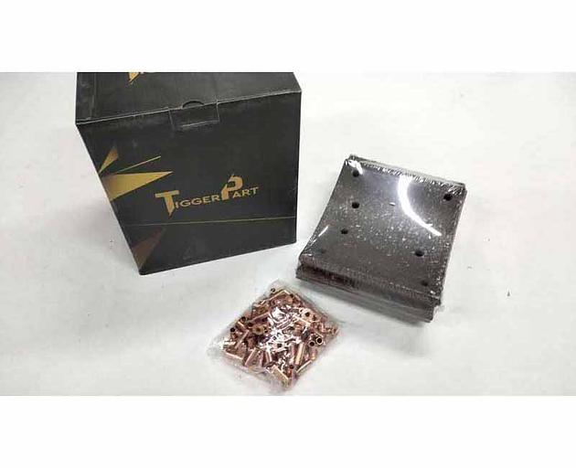 Накладка тормозная передняя F3000 10 отверстий 81.50221.0540 TiggerPart фото 3