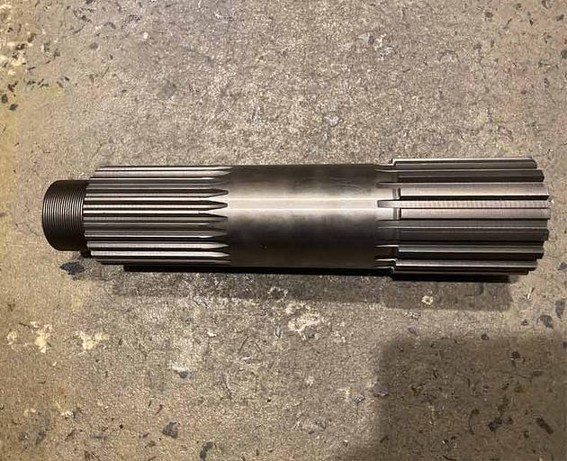 Насос подъёма кузова Shaanxi (8 шлицов, выход сзади) CBFX-8-2100Y8-6 фото 3