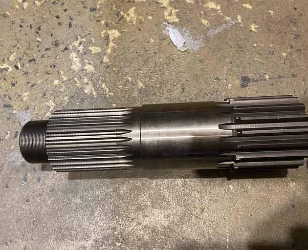 Насос подъёма кузова Shaanxi (8 шлицов, выход сзади) CBFX-8-2100Y8-6 фото 4