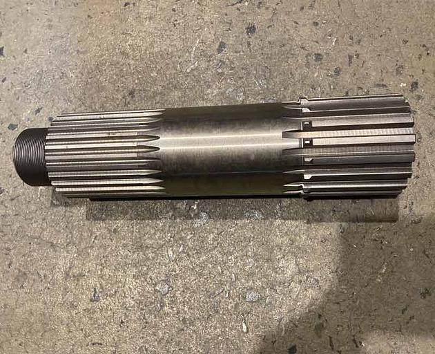 Насос подъёма кузова Shaanxi (8 шлицов, выход сзади) CBFX-8-2100Y8-6 фото 6