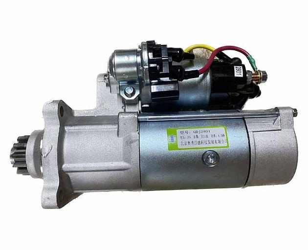 Стартер 11 зубьев под фишку WP10 Евро3 SHAANXI F3000 612600090409 фото 2