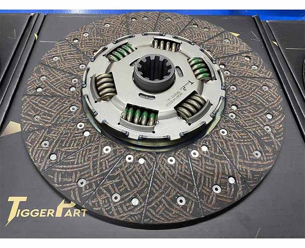 Clutch disc driven 430 mm D 52.5 (high 6 springs) HOWO 9114160020 TiggerPart фото 1