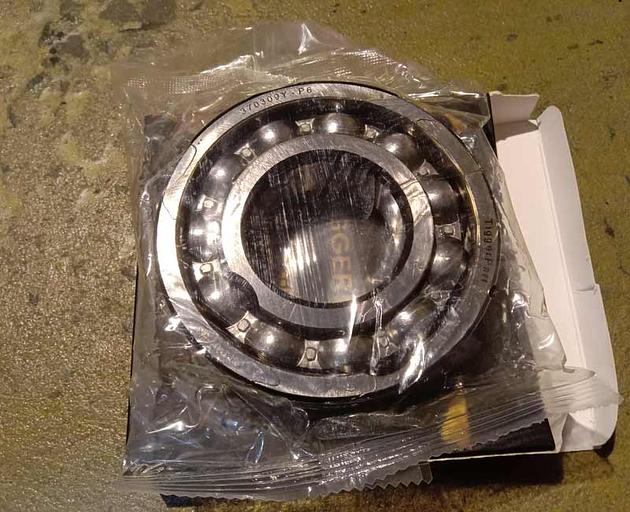 Подшипник промежуточного вала КПП Fuller (с канавкой) 100x45x25 6309N TiggerPart фото 1