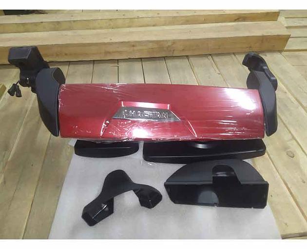 Left mirror SHACMAN X5000/X3000 restyling with heating (red) DZ14251770080 фото 1