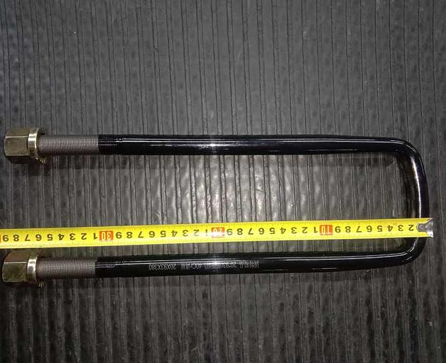 Front spring stepladder with nuts L390 D20 Shacman 6x6 X3000 DZ97259690902 фото 1