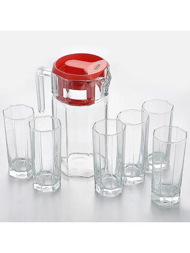 醒酒器和 6 个玻璃杯套装“Kosem”批发 фото 1