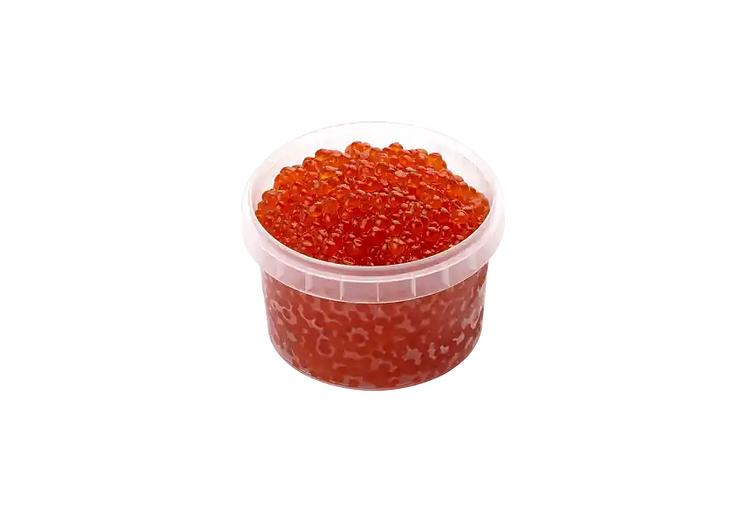 Икра лососёвая зернистая солёная «Русский рыбный мир» 250 г, пластик фото 2