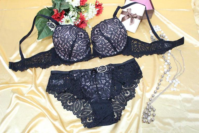 Underwear set: bra No. 3 PUSH UP and panties, size 42-48 Art. 18058 (75-90) thin foam rubber (k.11305) фото 1