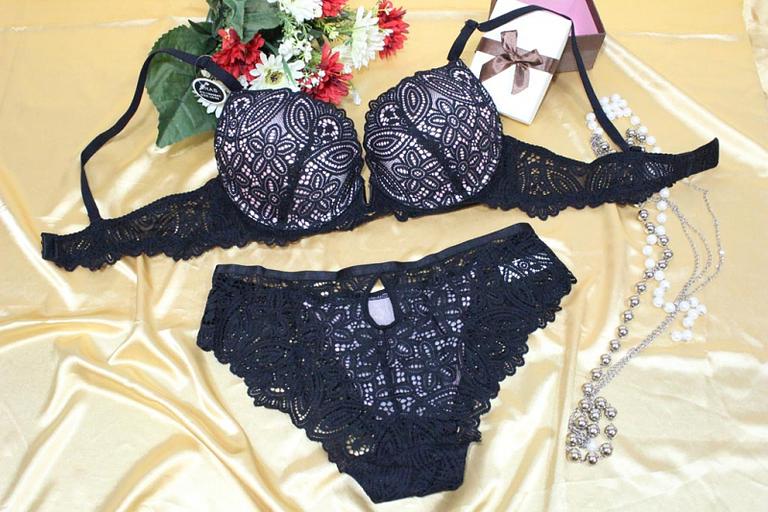 Underwear set: bra No. 3 PUSH UP and panties, size 42-48 Art. 18058 (75-90) thin foam rubber (k.11305) фото 2