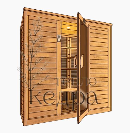Сауна ИК №3 «Семейная» с карбоновым нагревателем ОПТ фото 2
