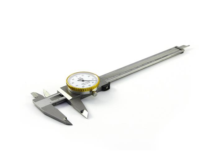 Штангенциркуль ШЦК-1-150 0,01 с круг. шкалой губ.40мм SHAN с поверкой фото 5
