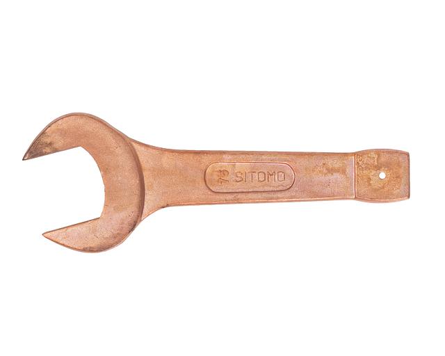 Ключ гаеч. рожковый ударный 75 омедн. SIT с поверкой фото 1