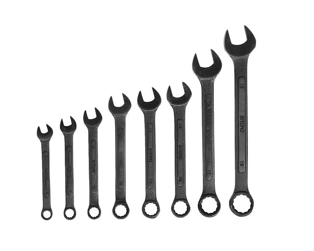 Набор ключей комбиниров. 8шт. (8-19) в клипсе SIT с поверкой фото 1