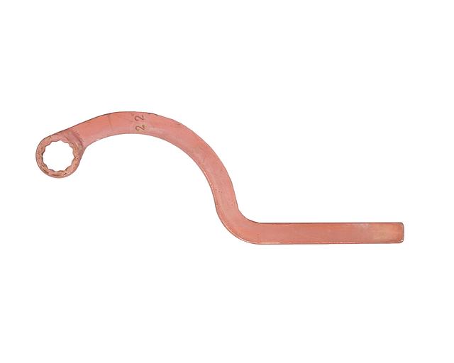 Ключ накид.серповидный 22 омедн. с поверкой фото 1