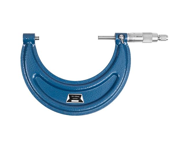 Микрометр гладкий МК- 125 0,01 с пов. МИК с поверкой фото 1