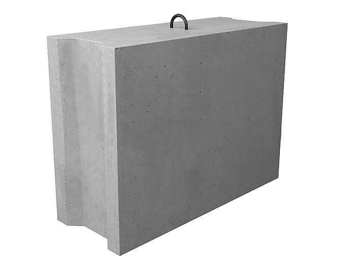 Фундаментный блок ФБС 9.6.6 т 880х600х580 мм фото 1