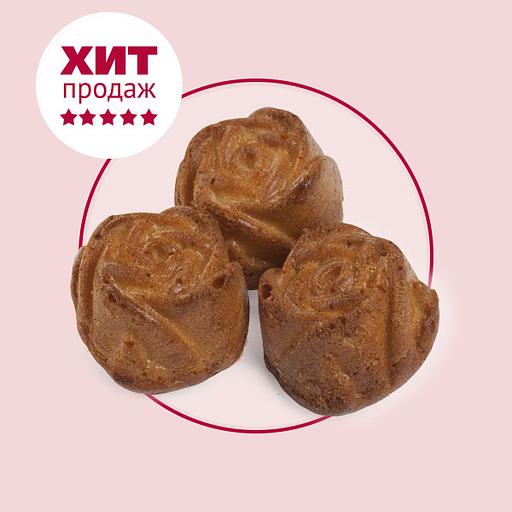 Сдоба из бисквитного теста «Фигурная Розочка» лимонная, 2 кг, опт фото 1