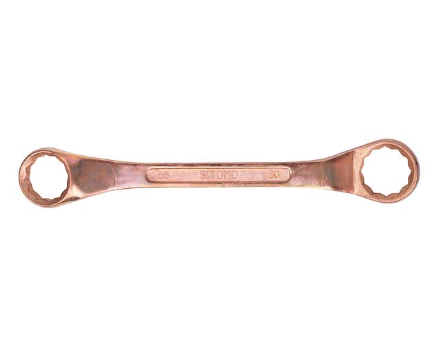 Ключ накид. двуст. 50x55 омедн. SIT с поверкой фото 1