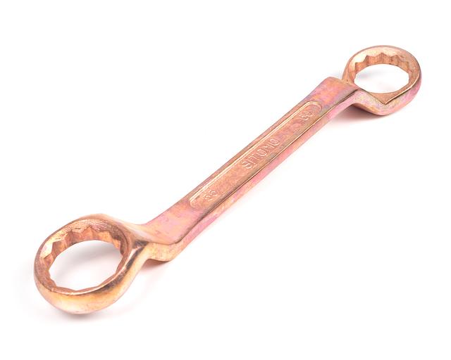 Ключ накид. двуст. 50x55 омедн. SIT с поверкой фото 2