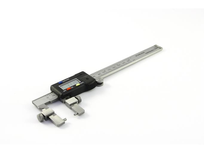 Штангенциркуль со смен. нас. ШЦЦСС- 150 0,01 электр. с калибр. SHAN с поверкой фото 2