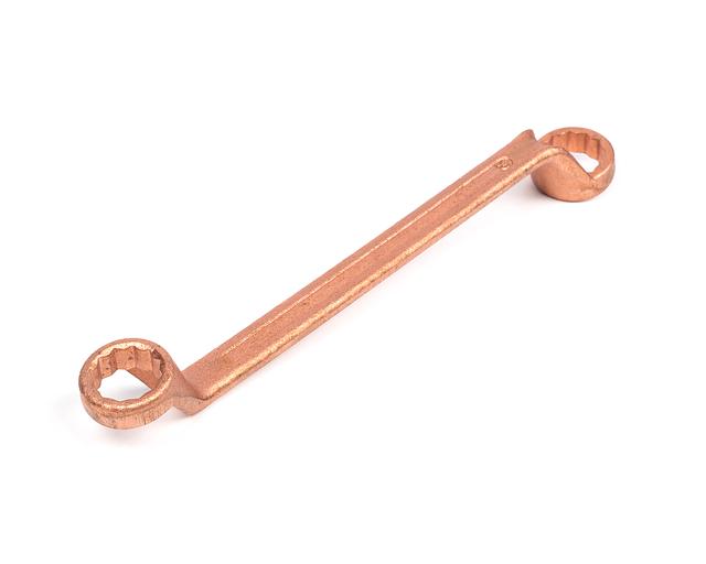 Ключ накид. двуст. 27x30 омедн с поверкой фото 2