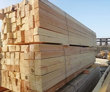 Брус и доска из ели 2-3 сорт опт фото 1