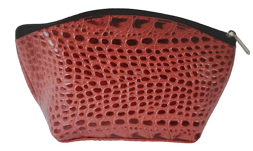 Leatherette cosmetic bag фото 1