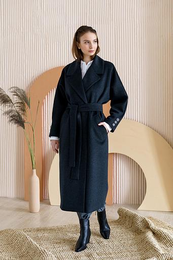 Women's demi-season coat Mmoda anthracite, art. 24–62 фото 5