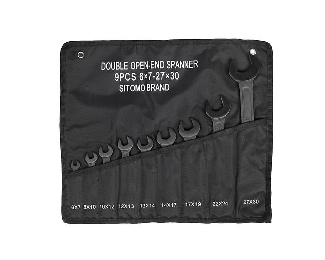 Набор ключей гаеч.двуст. 9шт. (6-30) SIT с поверкой фото 2