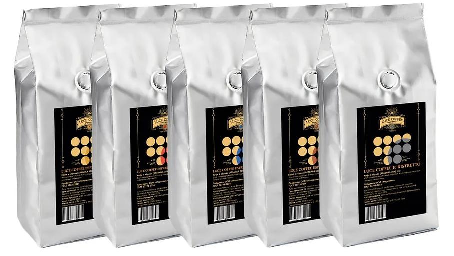 Кофе в зёрнах LUCE COFFEE Ассорти 5 кг ОПТ фото 1