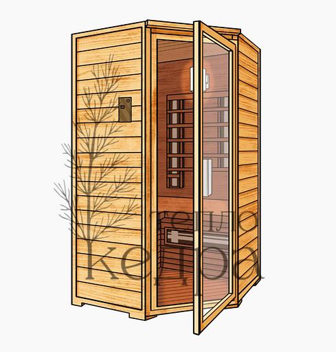Сауна ИК №2 «Комфортная» с керамическим нагревателем ОПТ фото 4