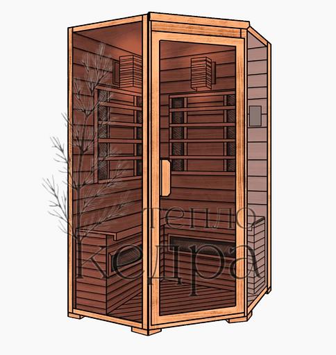 Сауна ИК №2 «Комфортная» с керамическим нагревателем ОПТ фото 5
