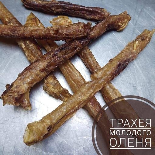 Лакомство для собак «Трахея молодого оленя» для маленьких пород, опт фото 1